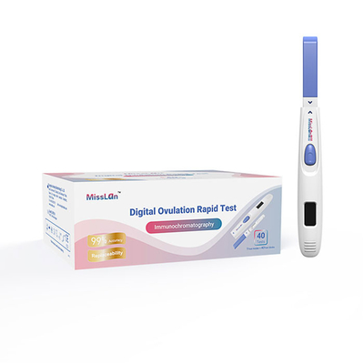 Teste da fertilidade de Kit Strips 5mins HCG da ovulação e do teste do LH de Digitas da gravidez