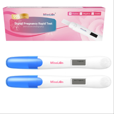30 meses uma gravidez da resposta de Kit Urine Strip For OTC do teste de Digitas HCG da etapa primeira