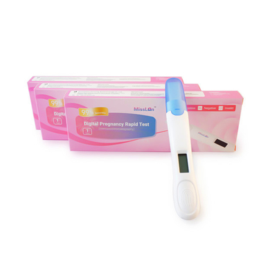 Mostra do resultado da palavra da senhorita Lan Digital Pregnancy Test With da urina 510k MDSAP