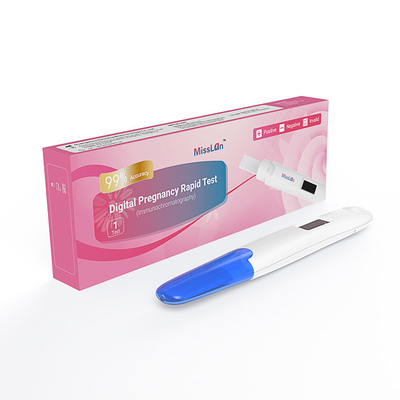 Teste Kit With do ODM Digital HCG +/- precisão do resultado 99,9% para a detecção da gravidez