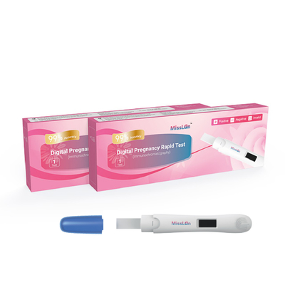 mostra de Kit With Digital Accurate Result do teste de gravidez do CE ANVISA de 10mIU/mL 510k