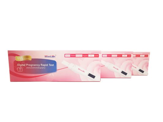 Kit de teste de hCG digital do OEM Testes de gravidez 510k